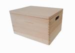 Emaga Drewniane pudełko, sosna, 40 x 30 x 23 cm w sklepie internetowym emaga.pl