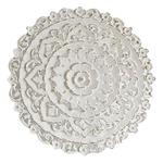 Emaga Dekoracja ścienna DKD Home Decor Biały Mandala Drewno MDF (90 x 2 x 90 cm) w sklepie internetowym emaga.pl