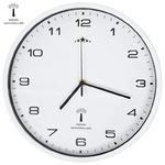 Emaga Sterowany radiowo zegar z mechanizmem kwarcowym, 31 cm, biały w sklepie internetowym emaga.pl