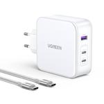 Emaga Ładowarka sieciowa GaN Nexode USB-A 2x USB-C 140W + kabel USB-C 1.5m biała w sklepie internetowym emaga.pl