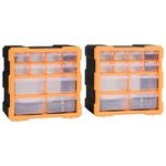 Emaga Organizery z 12 szufladkami, 2 szt, 26,5x16x26 cm w sklepie internetowym emaga.pl