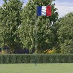 Emaga Flaga Francji z masztem, 6,23 m, aluminium w sklepie internetowym emaga.pl