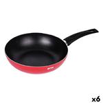 Emaga Patelnia Wok Quttin Infinity Czerwony 28,3 x 47 x 10 cm w sklepie internetowym emaga.pl