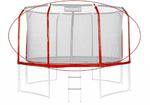 Emaga Zestaw osłon na trampolinę - czerwony, 366 cm w sklepie internetowym emaga.pl