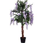 Emaga PLANTASIA Wisteria sztuczna 120 cm, kwiaty niebiesko-fioleto w sklepie internetowym emaga.pl