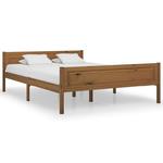 Emaga Rama łóżka z litego drewna sosnowego, miodowy brąz, 160x200 cm w sklepie internetowym emaga.pl