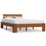 Emaga Rama łóżka, miodowy brąz, lite drewno sosnowe, 140 x 200 cm w sklepie internetowym emaga.pl