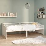 Emaga 3-osobowa sofa/łóżko, biała, drewno sosnowe, 90 x 200 cm w sklepie internetowym emaga.pl