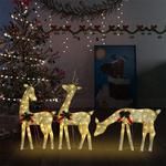Emaga Ozdoba świąteczna: rodzinka reniferów, 270x7x90 cm, złota w sklepie internetowym emaga.pl