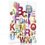Emaga Parawan dwustronny obrotowy, Kolorowy alfabet - 110x170 w sklepie internetowym emaga.pl