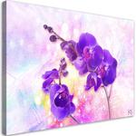 Emaga Obraz, Fioletowy kwiat orchidei - 120x80 w sklepie internetowym emaga.pl