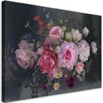 Emaga Obraz na płótnie, Bukiet kwiatów vintage - 120x80 w sklepie internetowym emaga.pl