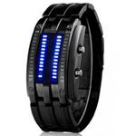 Elegancki zegarek sportowy elektroniczny LED wodoodporny (czarny) w sklepie internetowym Fantaste