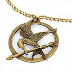 Naszyjnik z wisiorkiem Mockingjay Kosogłos - motyw Igrzyska Śmierci The Hunger Games (brąz) w sklepie internetowym Fantaste