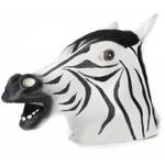 Maska na twarz Głowa Zebry na każdą imprezę lateks w sklepie internetowym Fantaste