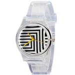 Ciekawy pasiasty zegarek na rękę kwarcowy w sklepie internetowym Fantaste