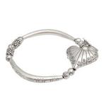 Delikatna bransoletka serce chińskie srebro Miao stylowa w sklepie internetowym Fantaste