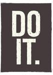 Plakat napis - Do It. 6 w sklepie internetowym Deco-Wall.pl