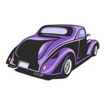 Naklejka kolorowa hot rod 55 w sklepie internetowym Deco-Wall.pl