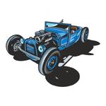 Naklejka kolorowa hot rod 89 w sklepie internetowym Deco-Wall.pl