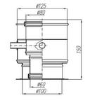 SPIROFLEX Adapter T z odskraplaczem 60/100-80/125 biały [14669] w sklepie internetowym Kociolkowo.pl