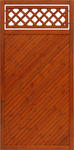 Płot boazeryjny 1800 x 900 mm TOULON Teak w sklepie internetowym Andrewex.pl