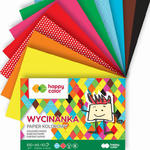 Blok wycinanka A5 Happy Color, papier kolorowy - 10 kart w sklepie internetowym Portfele.net