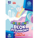 Blok rysunkowy Astra 10 pastelowych, kolorowych kartek A3 w sklepie internetowym Portfele.net