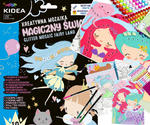 Kreatywna mozaika Magiczny Ĺwiat 5 arkuszy + kolorowanki KIDEA w sklepie internetowym Portfele.net