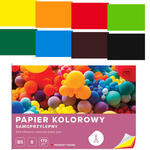 PAPIER KOLOROWY SAMOPRZYLEPNY B5 8 KOLORĂW 170G w sklepie internetowym Portfele.net