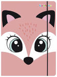 Teczka z gumkÄ Bambino dla dziewczynki A4 FOX sĹodki lisek w sklepie internetowym Portfele.net