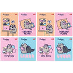 8X ZESZYT A5 32 KARTKI PUSHEEN: 4x TRZY LINIA + 4x KRATKA w sklepie internetowym Portfele.net