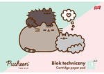 BLOK TECHNICZNY A4 10 BIAĹYCH KARTEK PUSHEEN w sklepie internetowym Portfele.net