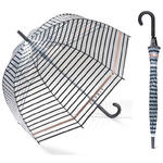 GĹÄboka przezroczysta parasolka Esprit w paseczki w sklepie internetowym Portfele.net
