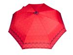 Bardzo mocna automatyczna parasolka damska marki Parasol, czerwona w kĂłĹka w sklepie internetowym Portfele.net