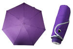 Ultra lekka mini parasolka damska 18 cm, fioletowa w sklepie internetowym Portfele.net
