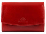 SkĂłrzany portfel damski portmonetka Wittchen, kolekcja: Italy, czerwony w sklepie internetowym Portfele.net