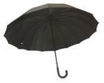 Bardzo mocny olbrzymi parasol mÄski XXL 130CM 16-drutowy, CZARNY w sklepie internetowym Portfele.net