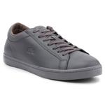 Buty Lacoste Straightset 4 Srm Gry Leather M 30SRM4015 w sklepie internetowym e-ciuszki.com