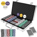 Poker - zestaw 300 żetonów w walizce HQ 23528 w sklepie internetowym pelnykoszyk.pl