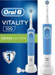 Braun Oral-B szczoteczka elektryczna Vitality D100 CrossAction - blue (niebieska) - D100.413.1 w sklepie internetowym sklep.dib.com.pl