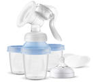 AVENT Laktator manualny NATURAL Motion SCF430/13 (w zestawie z pojemnikami na pokarm VIA) w sklepie internetowym sklep.dib.com.pl