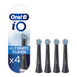 Braun Oral-B końcówki do szczoteczki elektrycznej iO Ultimate Clean Black 4szt. RBCB-4 w sklepie internetowym sklep.dib.com.pl