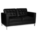 Gabbiano sofa do poczekalni BM18019 czarna w sklepie internetowym getfull.pl