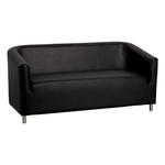 Gabbiano sofa do poczekalni M021 czarna w sklepie internetowym getfull.pl