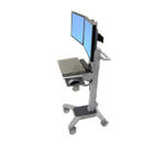 Ergotron Dual WideView WorkSpace - Mobilne stanowisko robocze z 2 ekranami, wys. ok. 175cm w sklepie internetowym Ans.sklep.pl