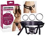 Czarna uprząż strap-on Universal Harness w sklepie internetowym Delove.pl