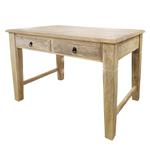 Drewniane biurko - stół 115x75 cm z szufladami z mango w sklepie internetowym CudneMeble