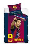 Pościel bawełniana 160x200 FC Barcelona Luis Suarez 9174 FCB9006 w sklepie internetowym Karo.waw.pl