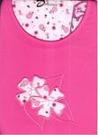 Piżama damska z krótkim rękawem D 594 3/4 spodnie 158/124 2XL różowa Niska cena! w sklepie internetowym Karo.waw.pl